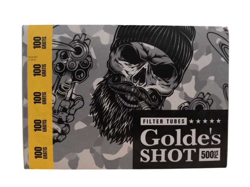 Гільзи для набивання сигарет GOLDE'S SHOT 500шт