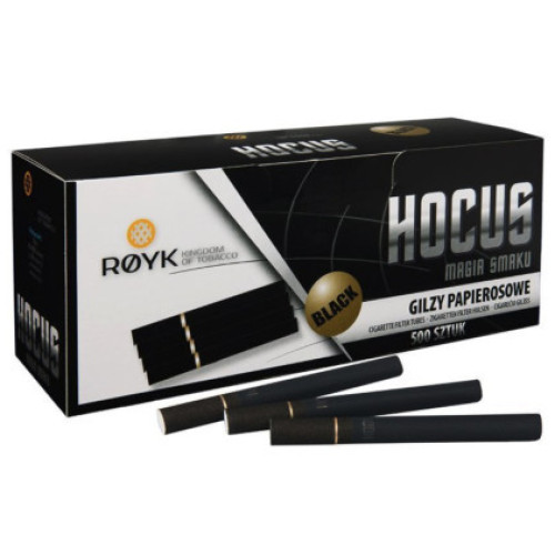 Гільзи для набивання сигарет Hocus Black 500 шт