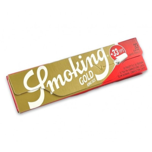 Папір для самокруток SMOKING KS GOLD +TIPS