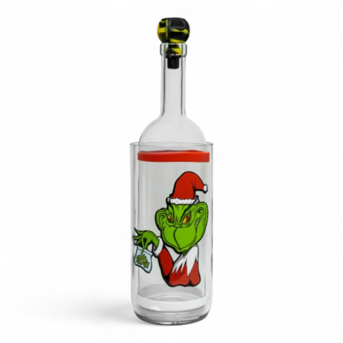 Скляний водяний бонг Zip Grinch