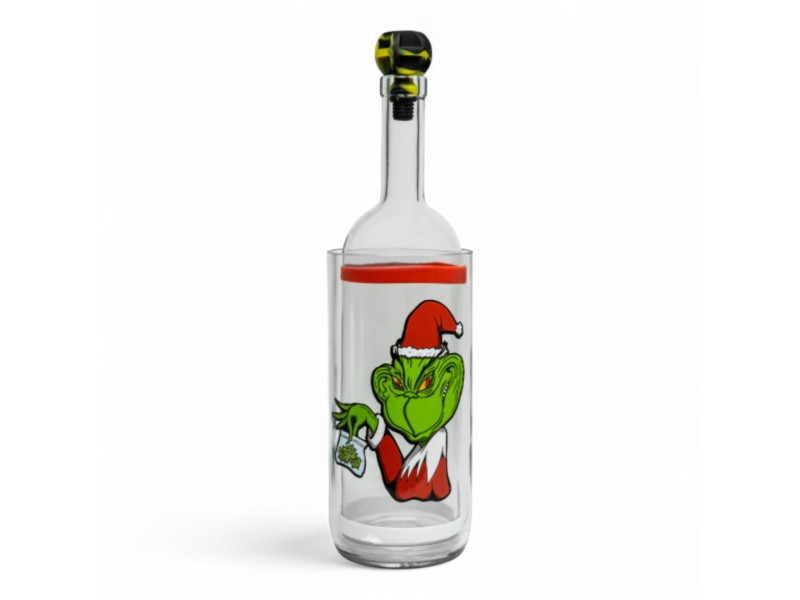 Скляний водяний бонг Zip Grinch
