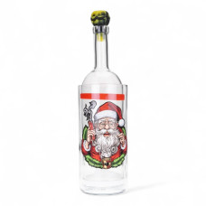 Стекляный водный Merry Christmas Weed Santa