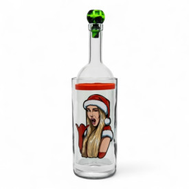 Стеклянный водный Merry Christmas