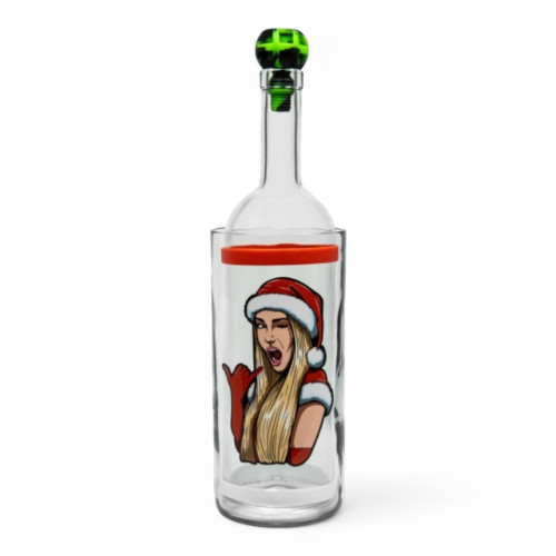 Скляний водний Merry Christmas