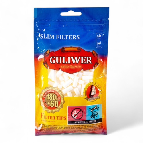 Фільтри для сигарет GULIWER SLIM 6X15 мм (240 шт)