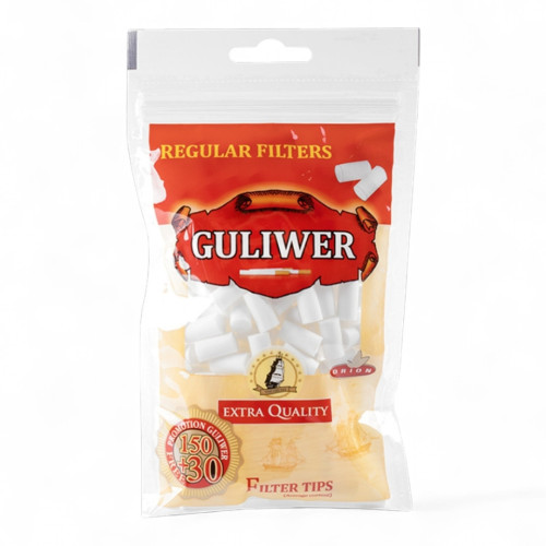 Фільтри для самокруток GULIWER REGULAR 8X15 мм (180 шт)