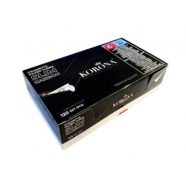Гільзи для цигарок KORONA SLIM CARBON 120 шт чорні