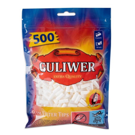 Фильтры для самокруток GULIWER SLIM 6X15 мм 500 шт