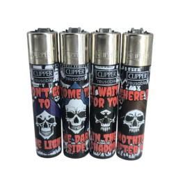 Запальничка Clipper LIGHTERS DEATH TEXT
