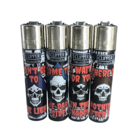 Запальничка Clipper LIGHTERS DEATH TEXT
