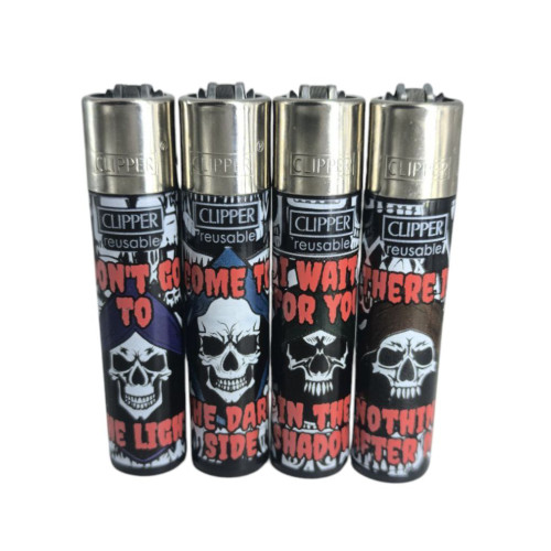 Запальничка Clipper LIGHTERS DEATH TEXT