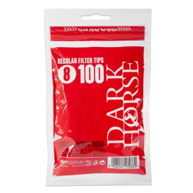 Фильтры для самокруток DARK HORSE REGULAR 8х15 мм (100 шт)
