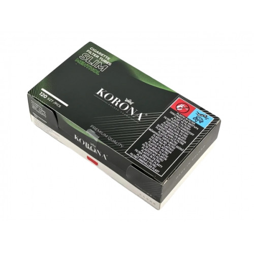 Гільзи для цигарок Korona Slim mentol 120 шт