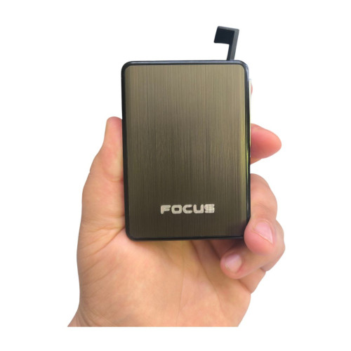 Портсигар з USB запальничкою та автодачею на 20 цигарок FOCUS