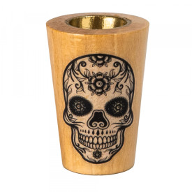 Дерев'яний ковпак для трави "Scull"