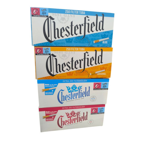 Гільзи для цигарок CHESTERFIELD Extra Long 250 (24мм)