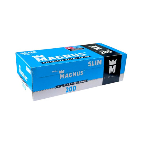Гільзи для цигарок Magnus Slim White (білі) - 6,5 мм 200 шт