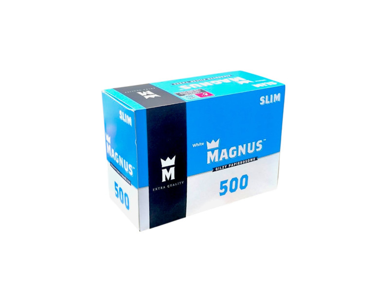 Гільзи для цигарок Magnus Slim White (білі) - 6,5 мм 500 шт