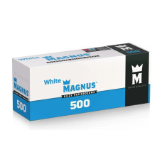 Гильзы для сигарет Magnus White (белые) - 8мм  500 шт