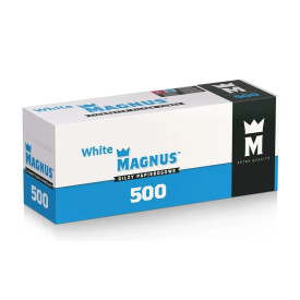 Гильзы для сигарет Magnus White (белые) - 8мм 500 шт
