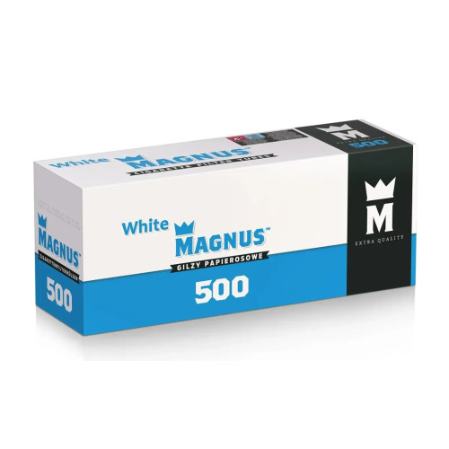 Гільзи для цигарок Magnus White (білі) - 8мм  500 шт