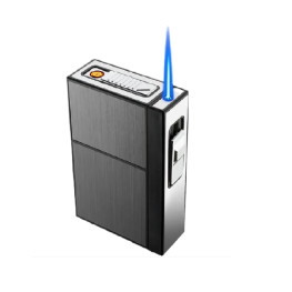Портсигар на 20 сигарет із usb та газовою запальничкою