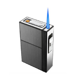 Портсигар на 20 сигарет із usb та газовою запальничкою