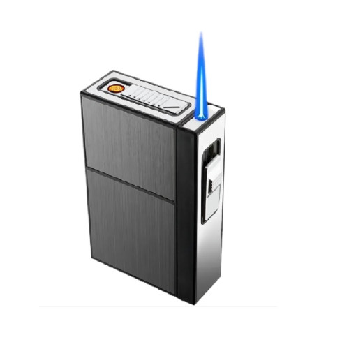 Портсигар на 20 сигарет із usb та газовою запальничкою