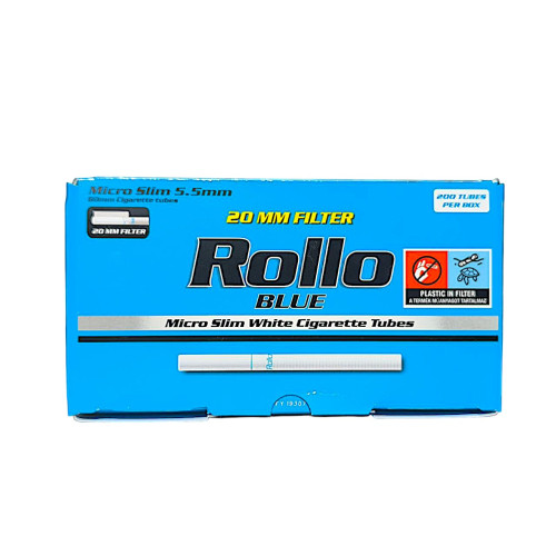 Гільзи Rollo Micro Slim Blue 200 шт 5.5х20 мм