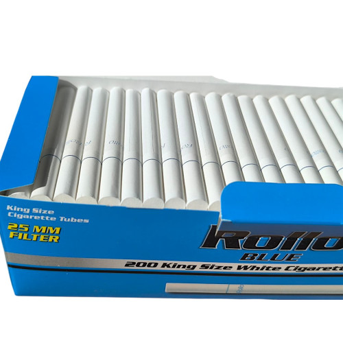 Гільзи для цигарок Rollo Blue King  Size 200 шт 25 мм