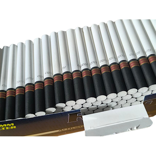 Сигаретні гільзи Rollo Carbon King  Size 200 шт 25мм
