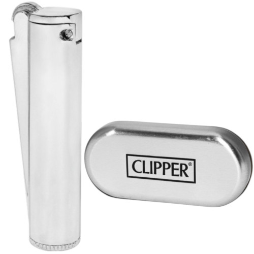 Запальничка Clipper Metal Gasoline Chrome (Бензинова)