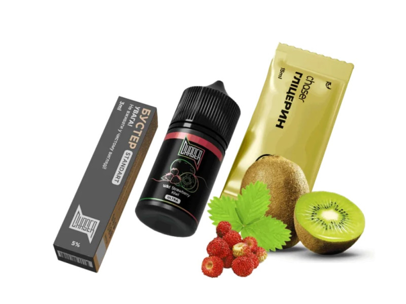 Набір Чейзер F/P 30 мл 50 мг Ківі Суниця Kiwi Wild Strawberry