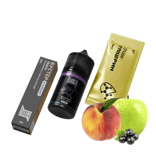 Набір Чейзер F/P 30 мл 50 мг Смородина Персик Яблуко Blackcurrant Peach Apple