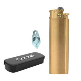 Запальничка Cricket Turbo Metal Gold