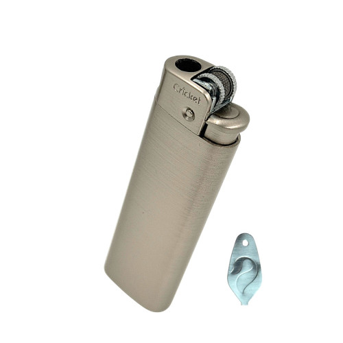 Запальничка Cricket Turbo Metal Silver Matt	