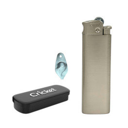 Запальничка Cricket Turbo Metal Silver Matt	