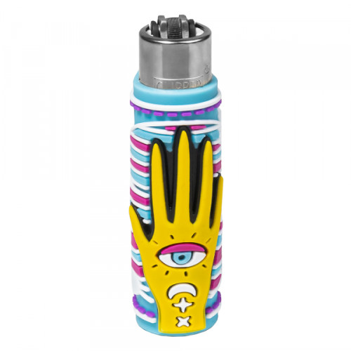Запальничка Clipper Silicone у силіконовому чохлі (колекція з 6 шт.)