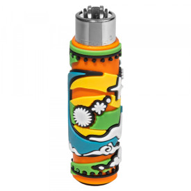 Зажигалка Clipper Lunar Dream Silicone в силиконовом чехле 