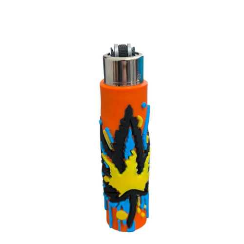 Запальничка Clipper Rasta Leaf Silicone Cover ( Колекція 6шт )
