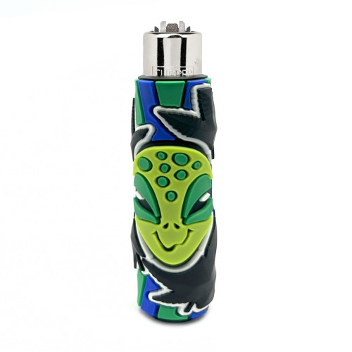 Запальничка Clipper The Coolest Silicone у силіконовому чохлі (колекція з 6 шт.)
