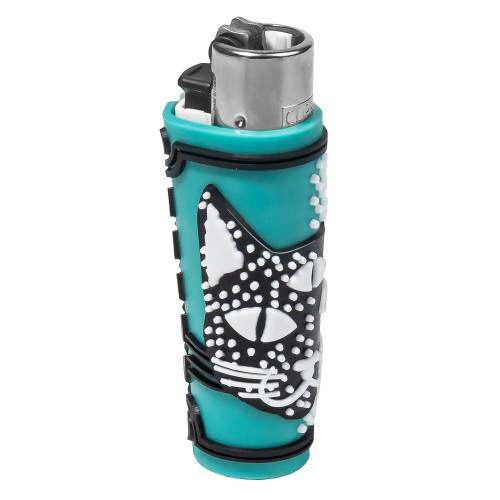 Запальничка Clipper Cat's Eyes Silicone у силіконовому чохлі