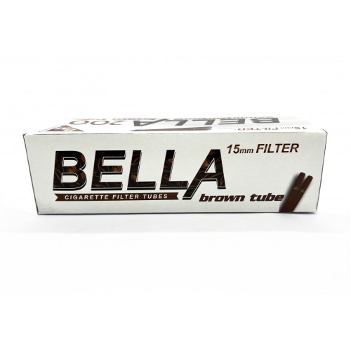Сигаретні гільзи коричневі Bella Brown 200 шт